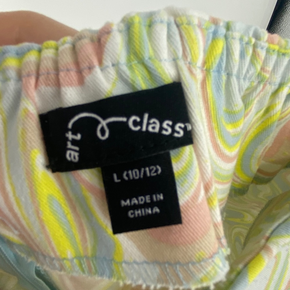 Target Art Class Girls Pastel Swirl Patterned Kids Skirt Size L Large 10/12, 996 - Picture 4 of 5